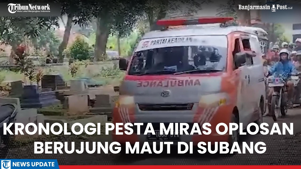 Kronologi 9 Orang di Subang Tewas karena Pesta Miras Oplosan, 2 Pelaku Ditangkap Polisi