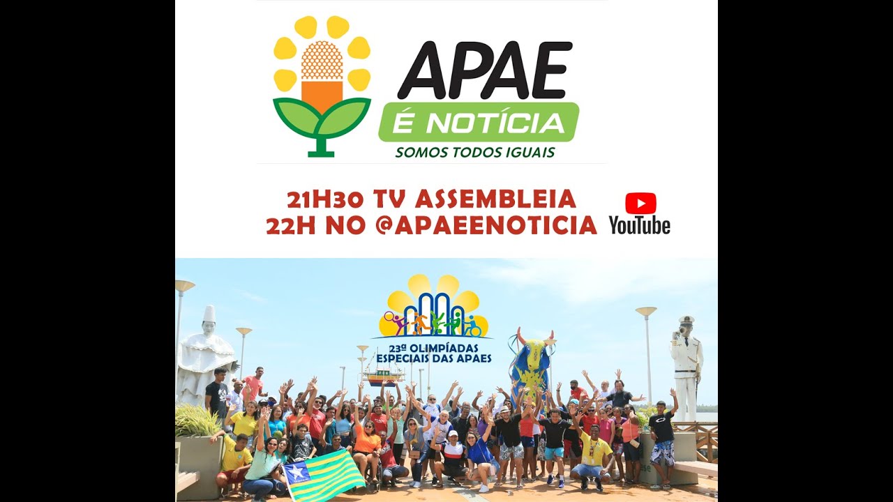 APAE É NOTICIA - PGM 2 - FEAPAES PIAUI / OLIMPIADAS NACIONAIS DAS APAES REALIZADO EM ARACAJU - SE