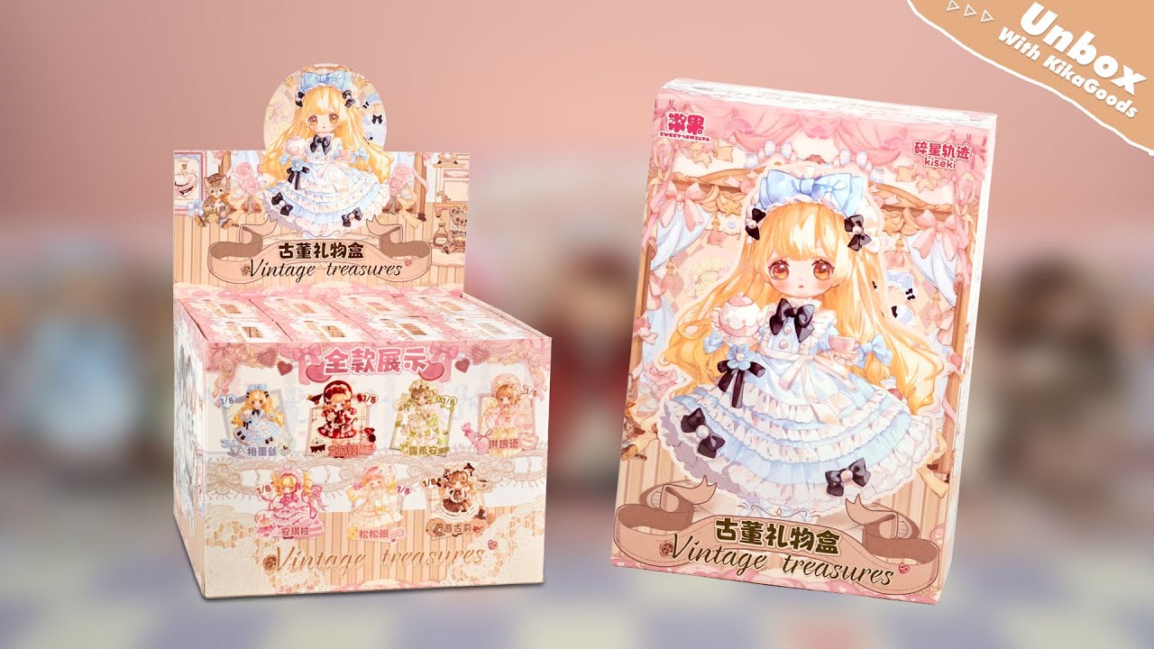 Unboxing Kiseki Vintage Treasures Series 1/12 Action Figure MJD Blind Box #kikagoods #blindbox
