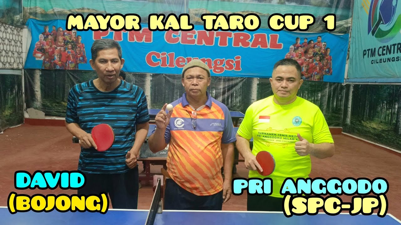 KETAT SERU DAN LUCU‼️David (BOJONG) 🆚 PRI Anggodo (SPC-JP)MAYOR KAL TARO CUP 1|GOR CENTRAL CILEUNGSI