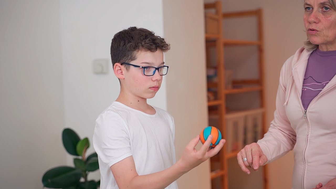 Sample test for the presence of primitive reflexes