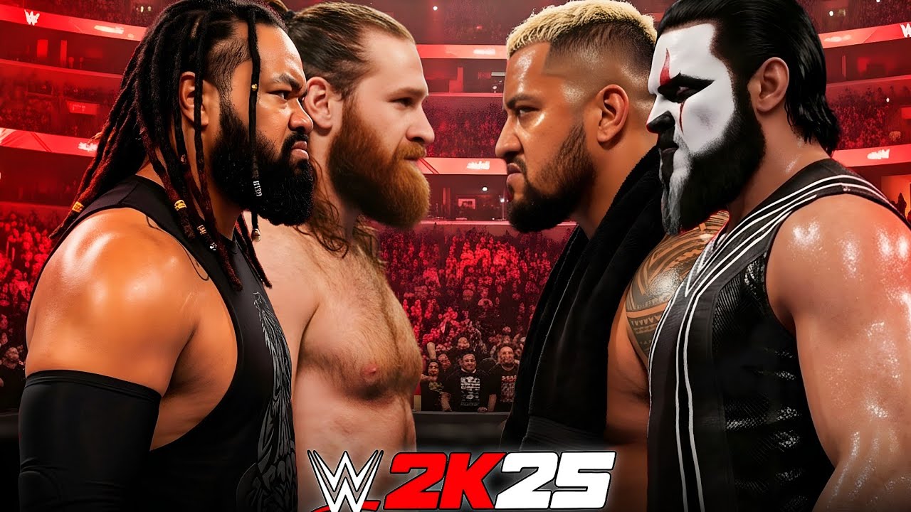 Sami Zayn & Jacob Fatu VS Solo Sikoa & Tama Tonga - Tag Team Match | WWE SmackDown