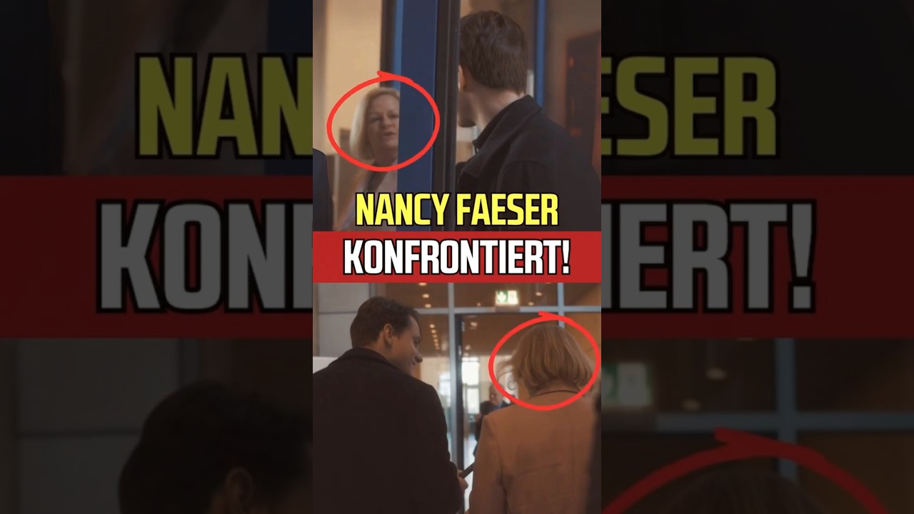 Nancy Faeser auf der Flucht! #bundestag