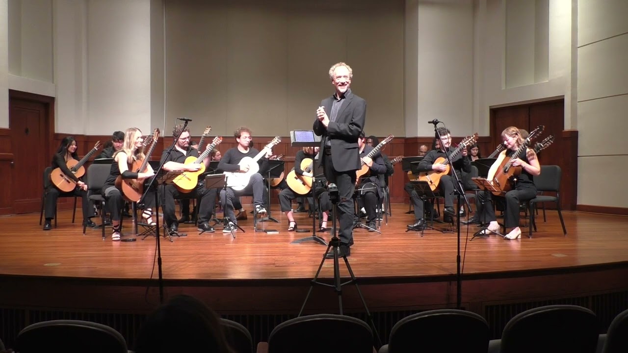 USC Guitar Orchestra, led by William Kanengiser: Andrew York's 