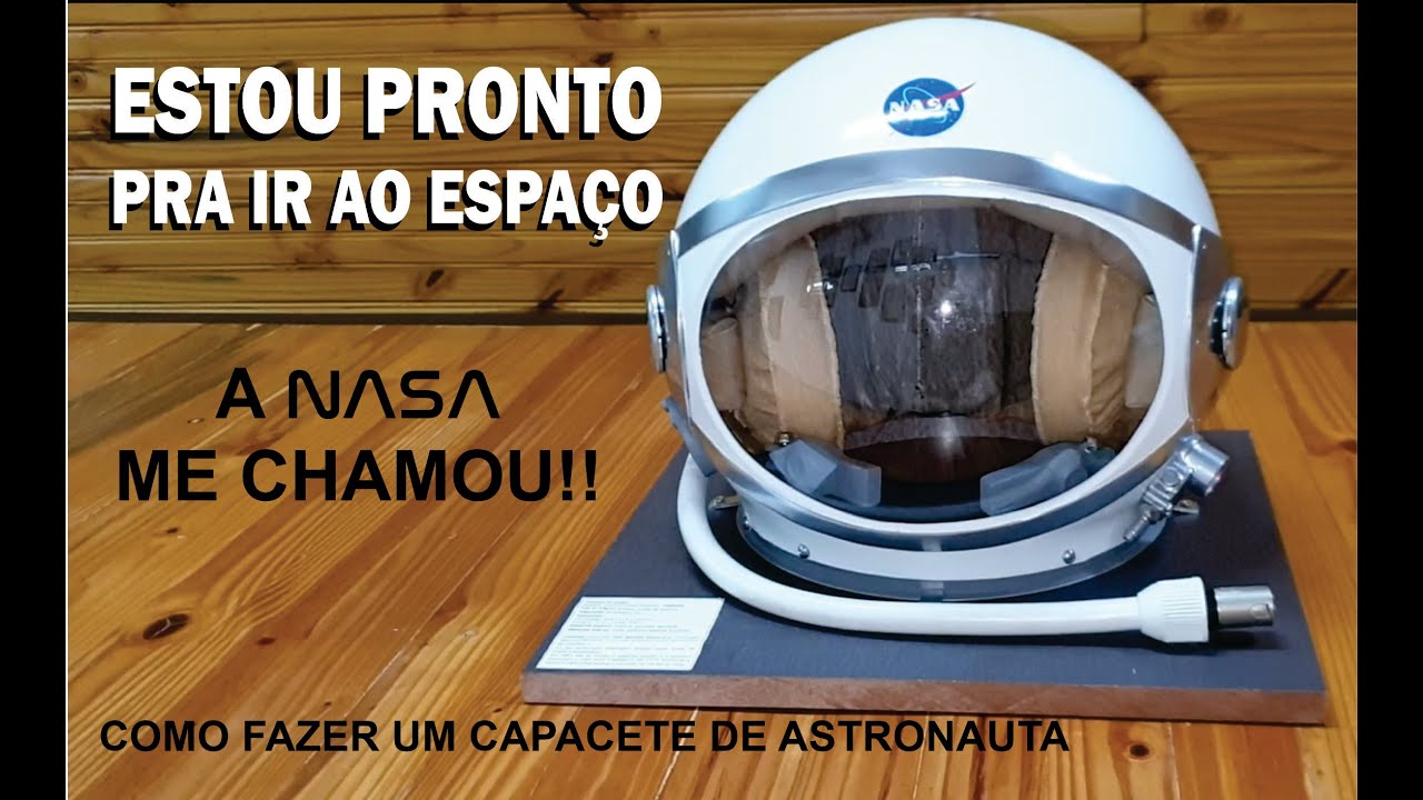Capacete de Astronauta - Fiz um!!!