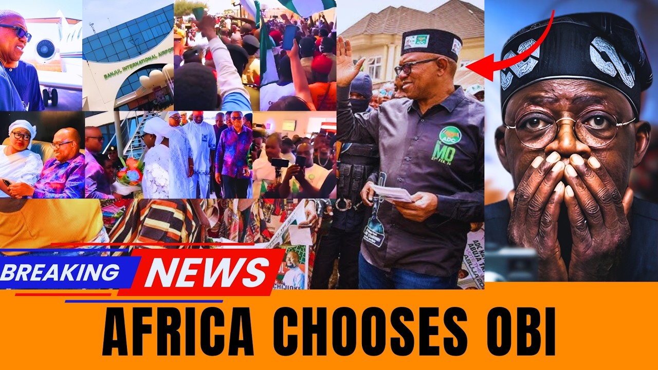 TINUBU HUMILIATED! Entire Country Erupts As Peter Obi Arrives In Gambia!