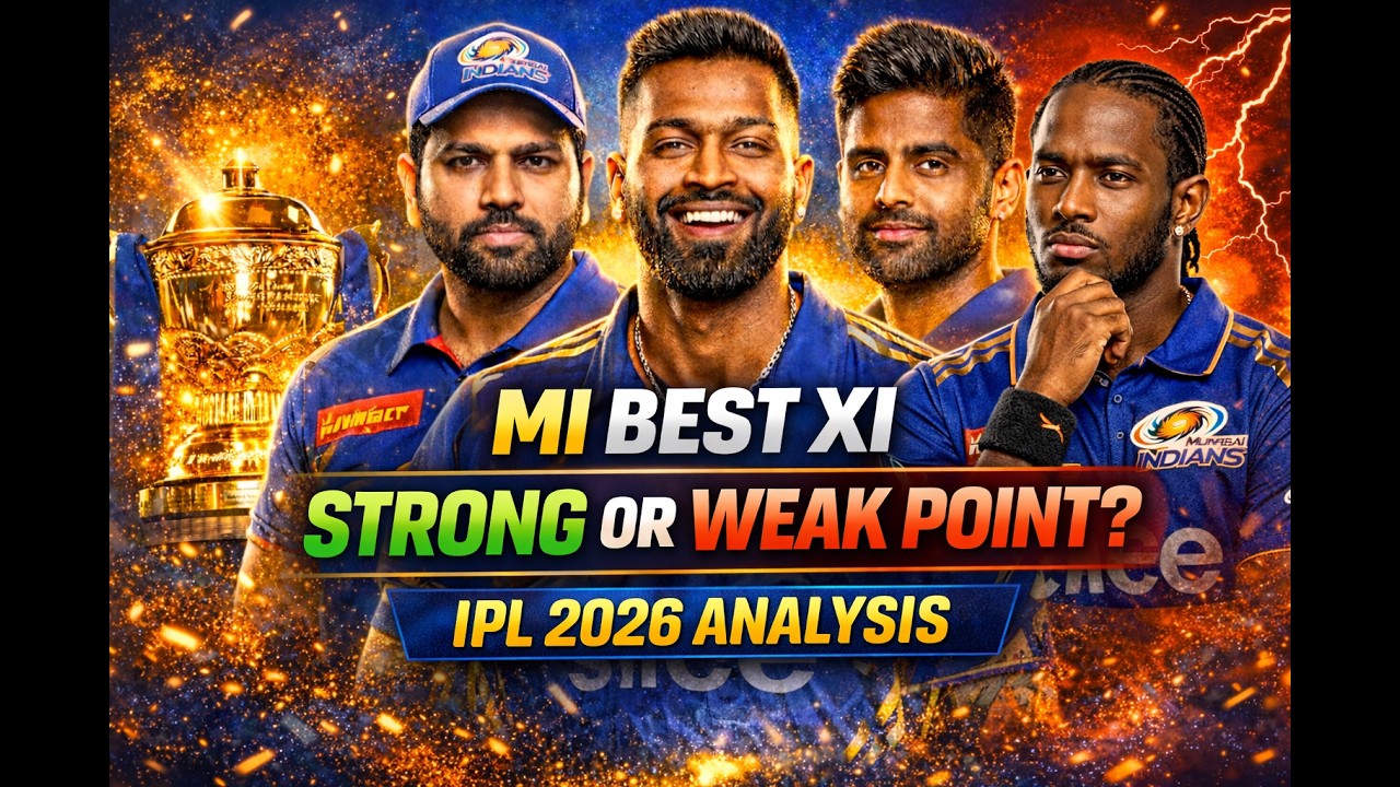 MI IPL 2026 Full Squad Analysis 💙 | Best Playing XI, Strength & Weakness Explained!