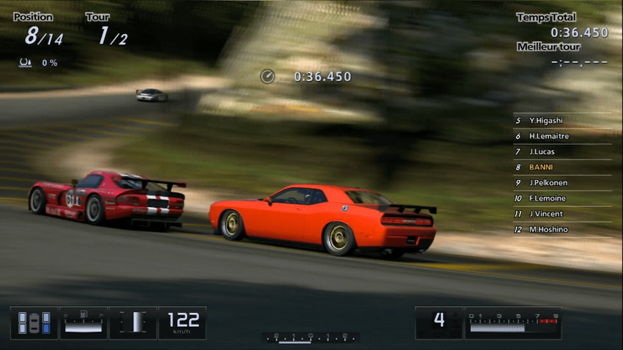Gran Turismo 5 - Dodge Challenger SRT8 '08 (HYBRiD) PS3 Gameplay