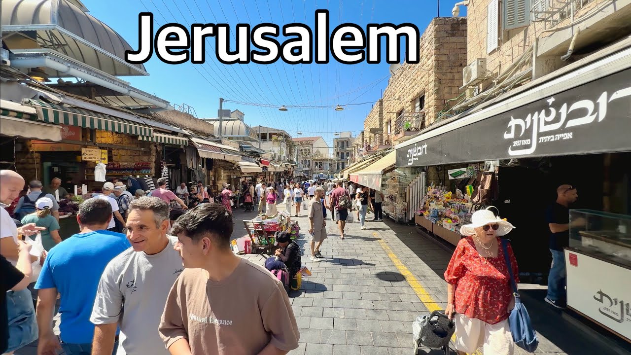 Jerusalem, July 11. The ambience of the city from Mahane Yehuda Market to Jaffa Gate
