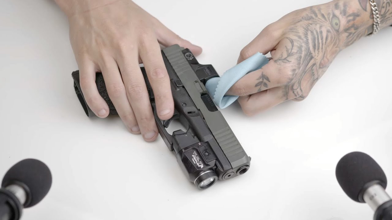 Glock Cleaning ASMR for INSTANT relaxation | Gun Sounds for sleep