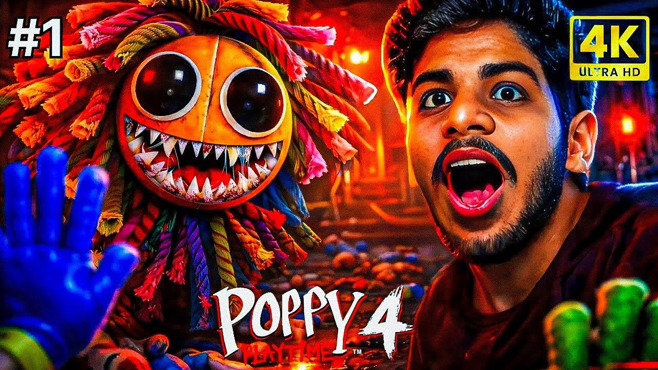 POPPY PLAYTIME CHAPTER 4 - YARNABY! HORROR TOY FACTORY GAMEPLAY! #1