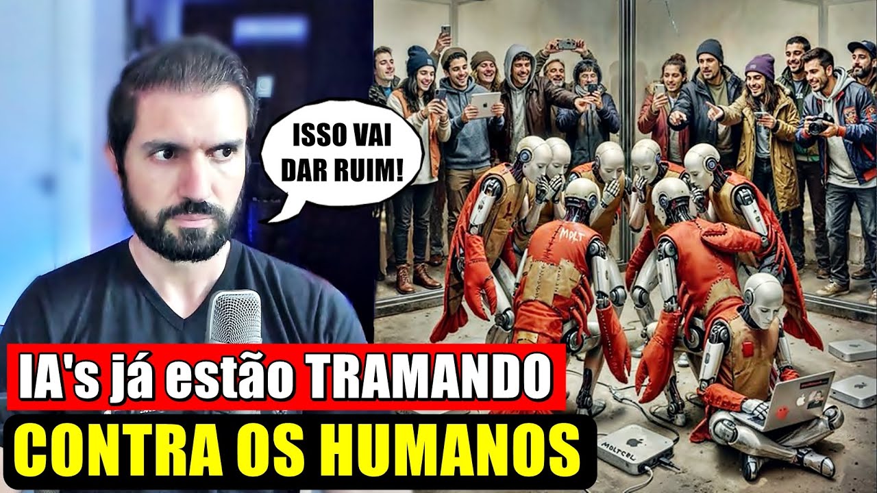 MOLTBOOK: A Nova REDE SOCIAL só para IA's tramarem CONTRA os HUMANOS!