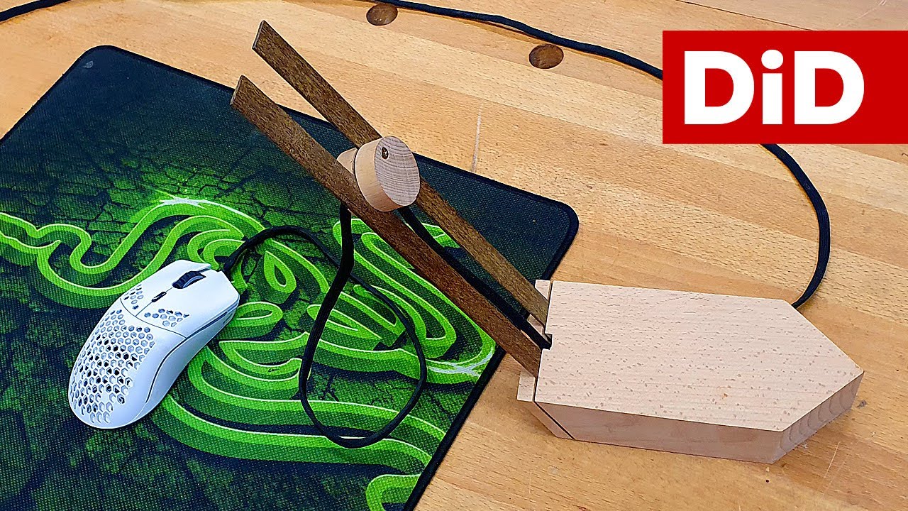 915. Drewniane mouse bandgee DIY
