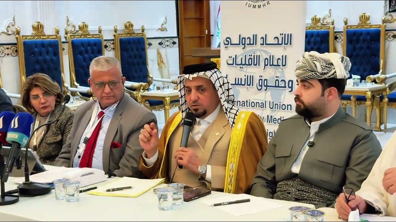 ‏في ضيافة الشيخ صدام العطواني ‏زعماء الطوائف حول مسودة قانون الاقليت في العزاق 