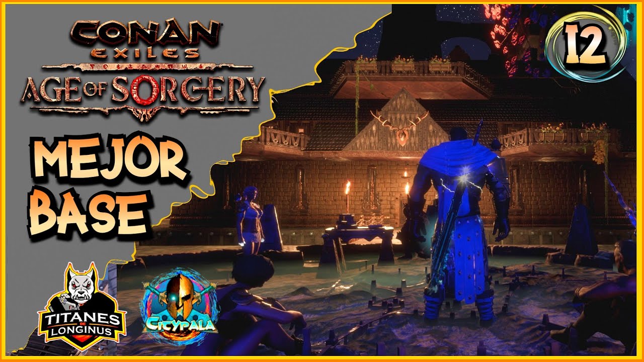 Conan exiles Mejor Base del servidor // Serie base design # 12 ( Ginger Eight )