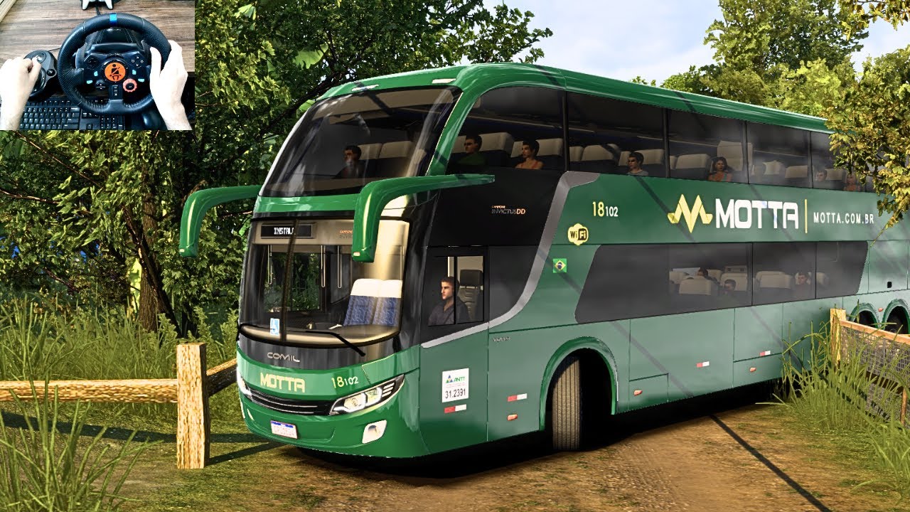 Smooth Bus Driving Through Exciting Uneven Roads of Indonesia | #ets2 | Logitech G29 Steering Wheel