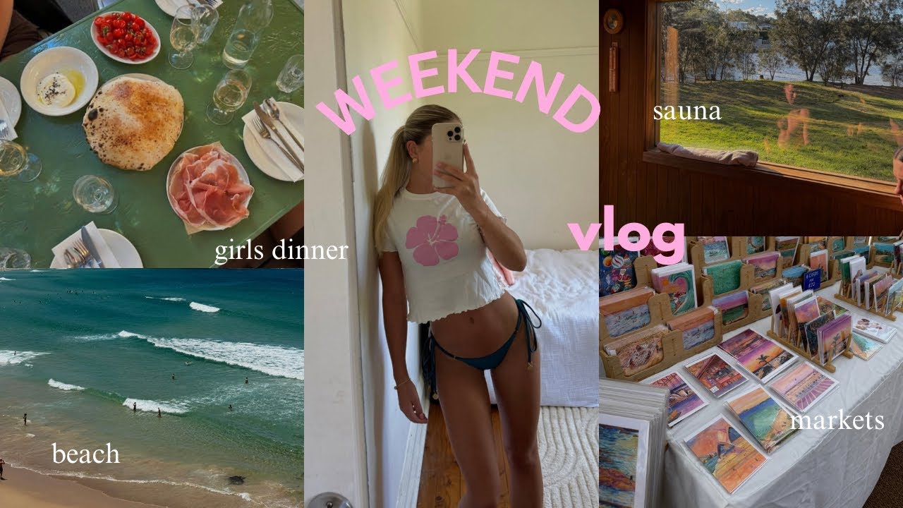 MEIN WOCHENENDE IN SYDNEY: going out, markets, sauna, beach & more|| Sabrina 