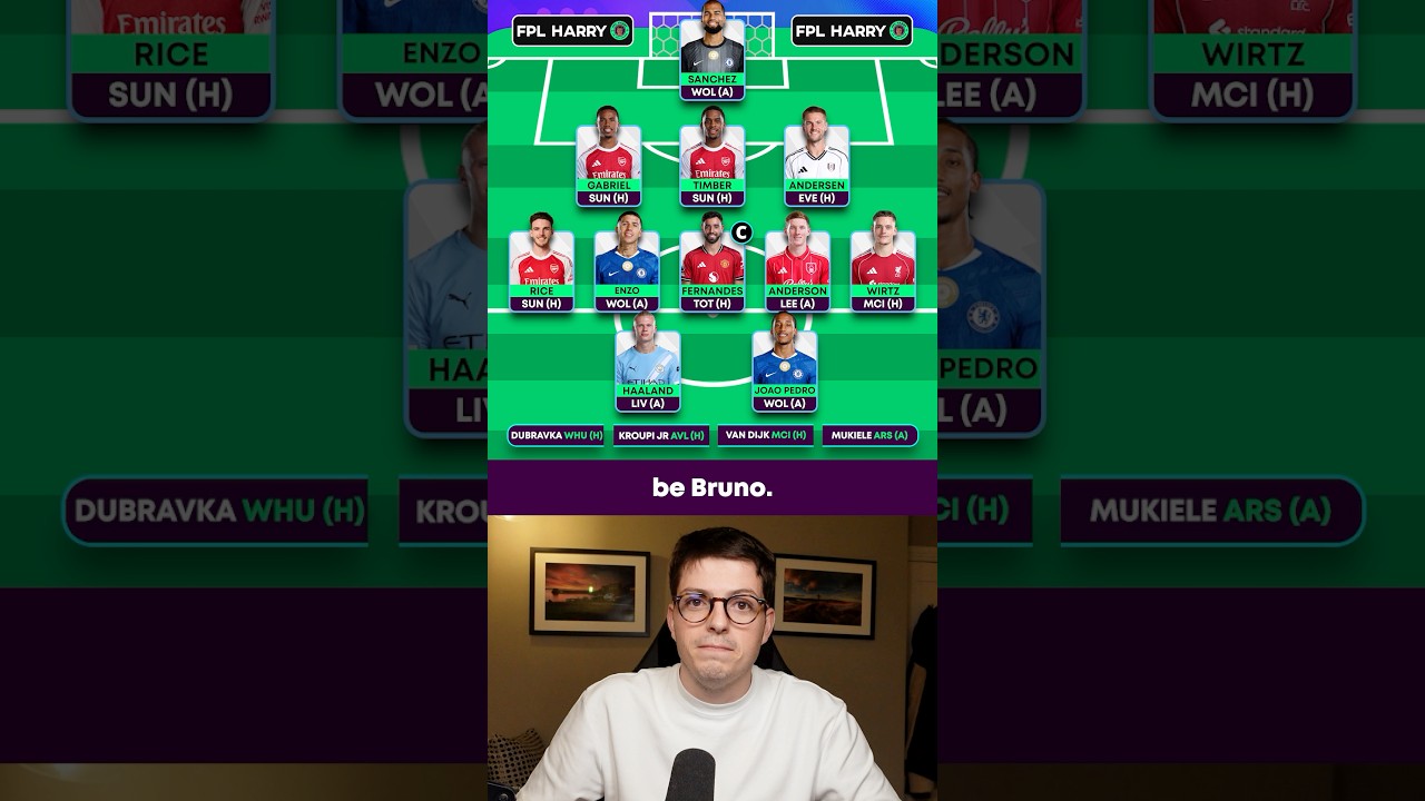 Драфт с вайлдкардом в FPL, 25-й тур! 💥 3x Челси, 3x Арсенал, Виртц ⚡️ #fpl #premierleague #fyp