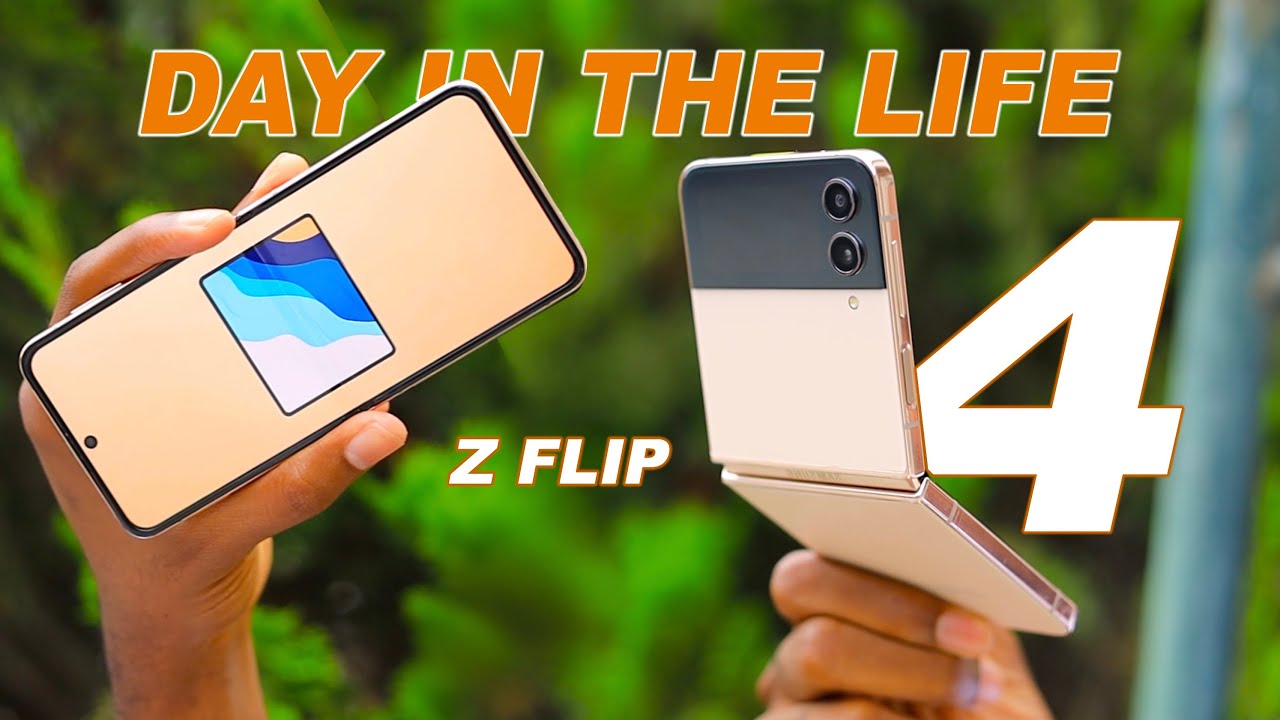 SAMSUNG Galaxy Z Flip 4   Real Day In The Life Review Battery & CameraTest Vlogging with Z FLIP 4
