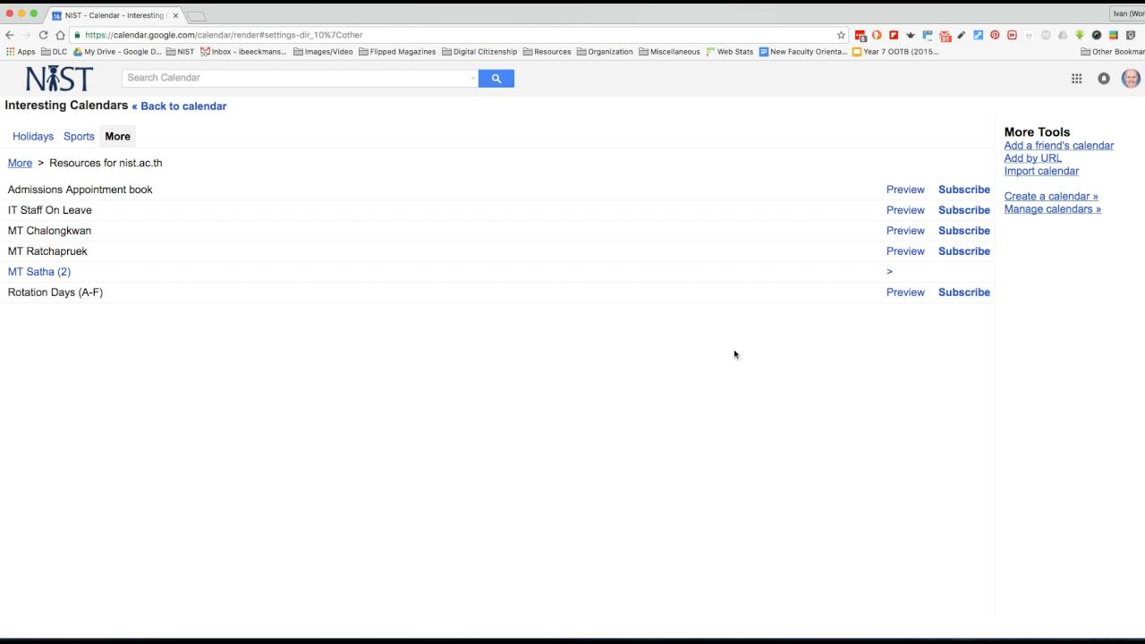 NIST A F Days for GMail no sound