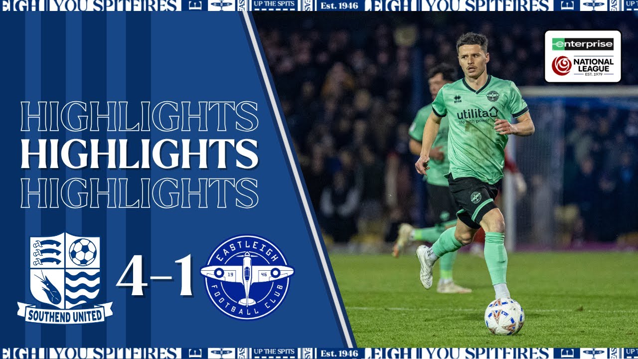 Southend United 4-1 Eastleigh | Match Highlights 🎬
