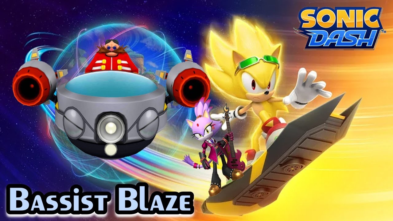 SONIC DASH 2026 - BASSIST BLAZE ANDROID/IOS GAMEPLAY | MR SONIC