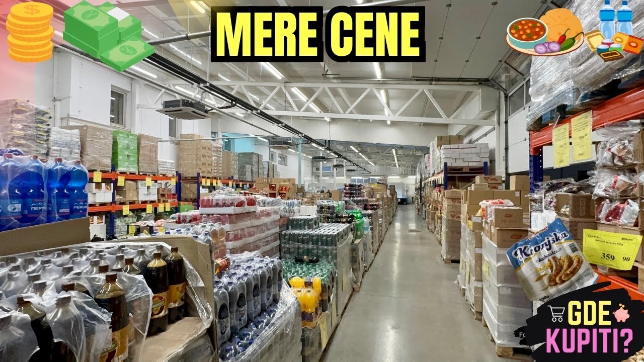 Ruski market MERE  - Novi proizvodi i Niske cene, Velika ponuda i uredna radnja, obilazak marketa