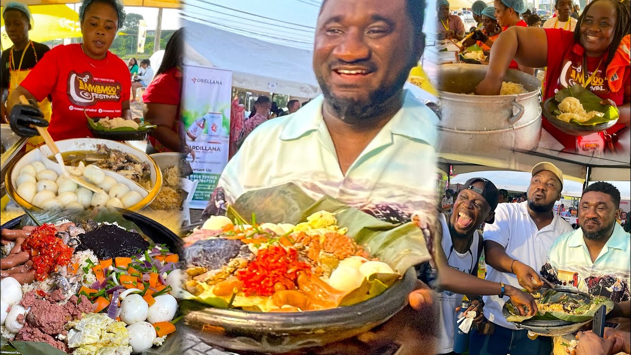 Крупнейший в Гане фестиваль риса Anwamoo Festival 2025 года возвращается, @nomadwilliams 😋🥘
