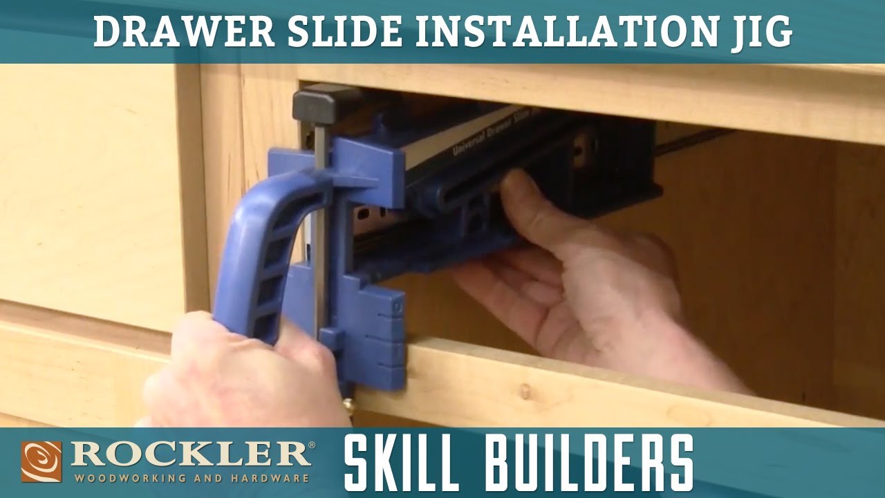 Easy Jig for Installing Drawer Slides | Rockler Skill Builders