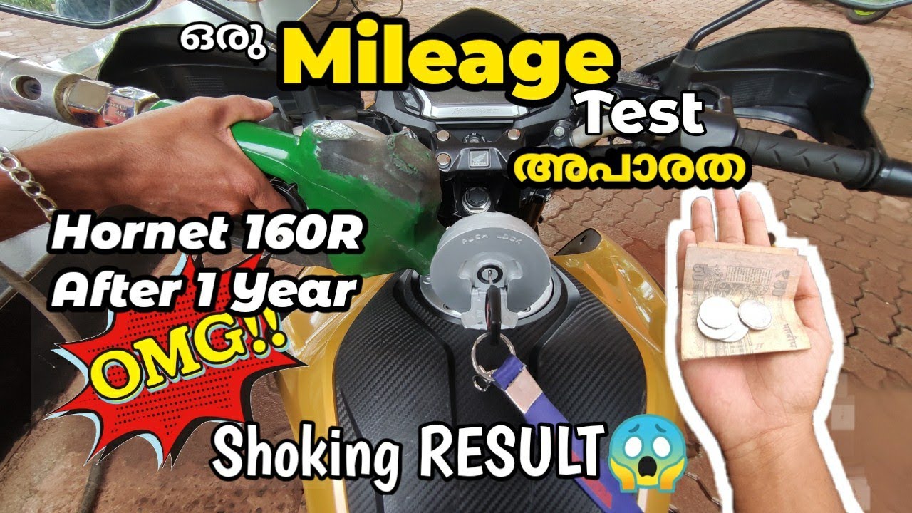 Hornet 160r Mileage Test | After 10k+ KM | City Rides | 50KMPL?