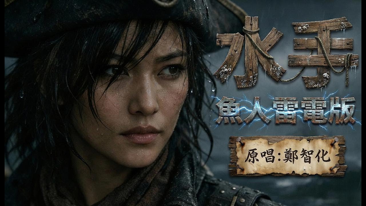 水手(魚人雷電版)#水手#鄭智化 不是遠航，是撐住  風雨中，她沒有回頭