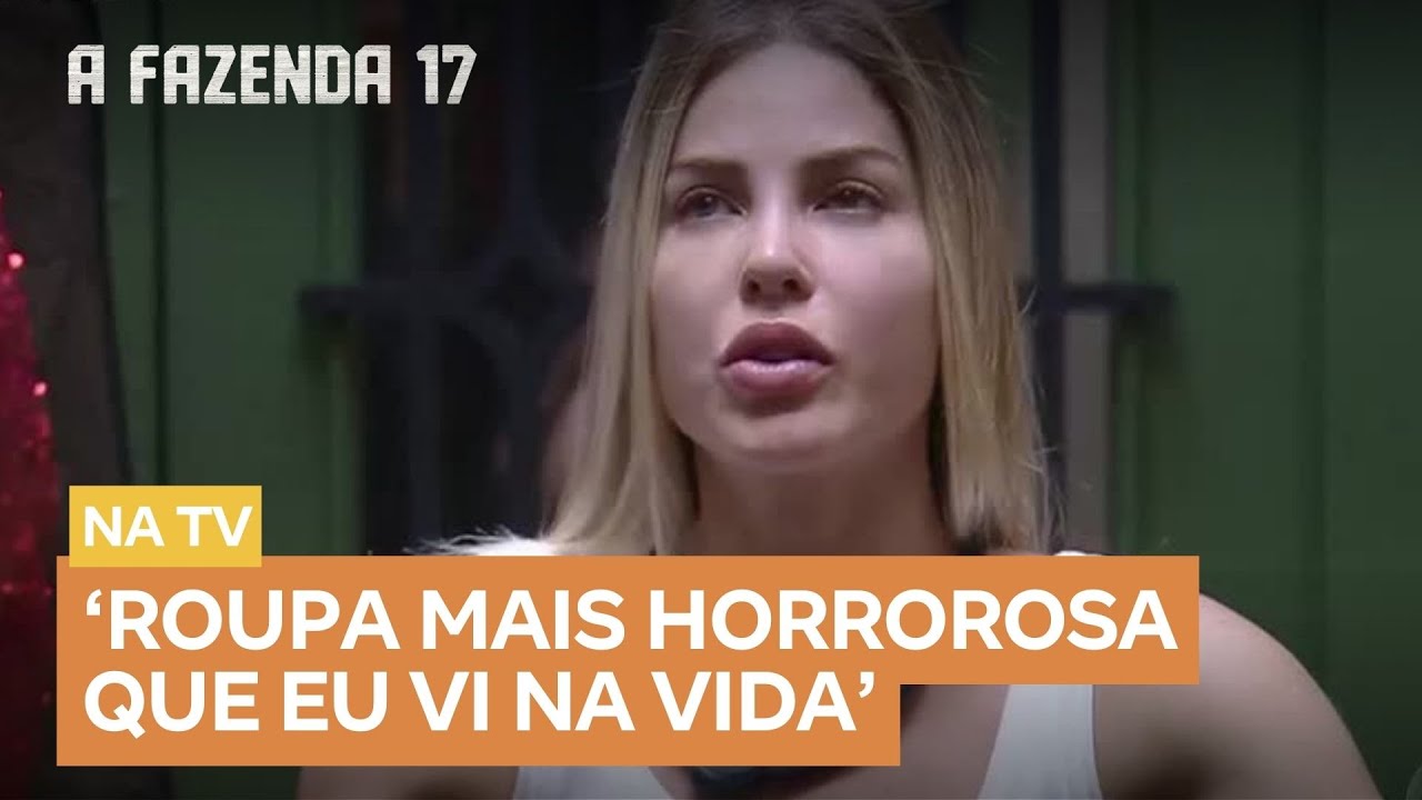 'É ridículo', reclama Saory sobre look recebido para a festa | A Fazenda 17