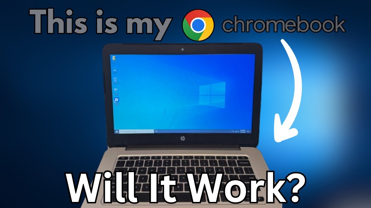 Я попытался установить Windows 10 на свой Chromebook...