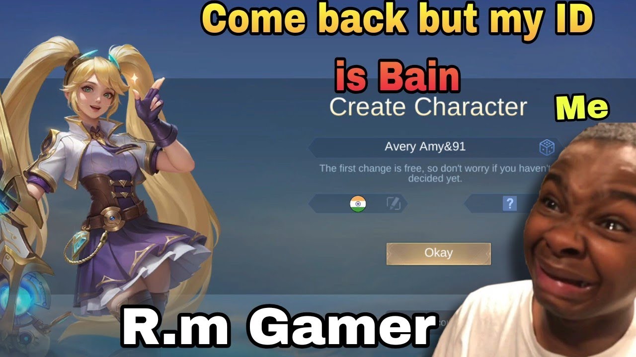 R.m gamer come back 😁 But I'd is Bain 😭 ###