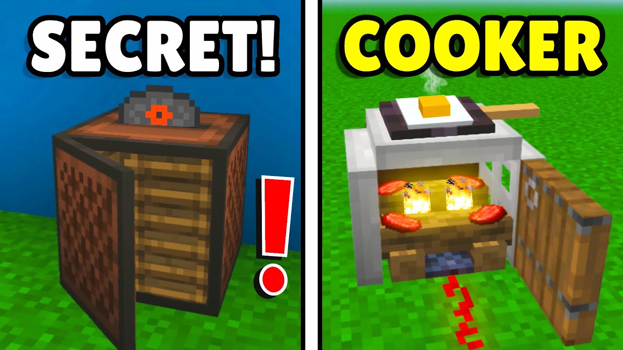 MINECRAFT: 20+ SECRET Redstone Hacks! #2