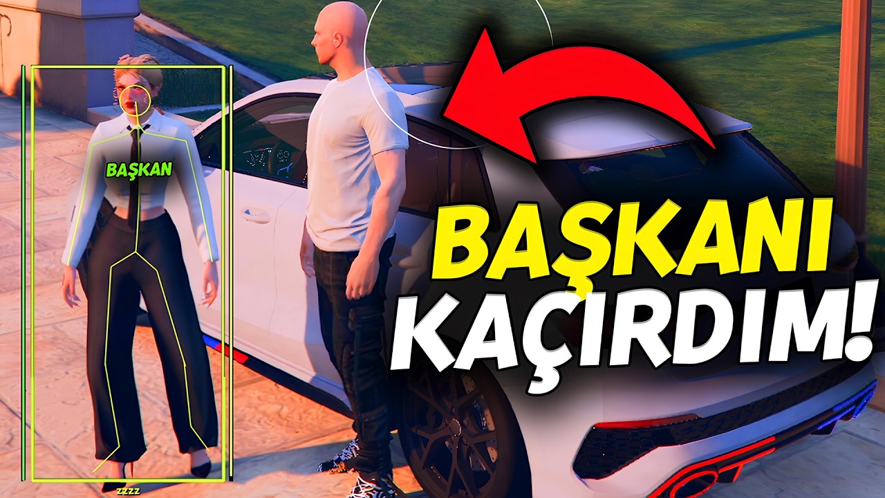 Hileyle Kız Başkanı Ka&ccedil;ırıp Fidye İstedim! (Fivem Hile Troll)