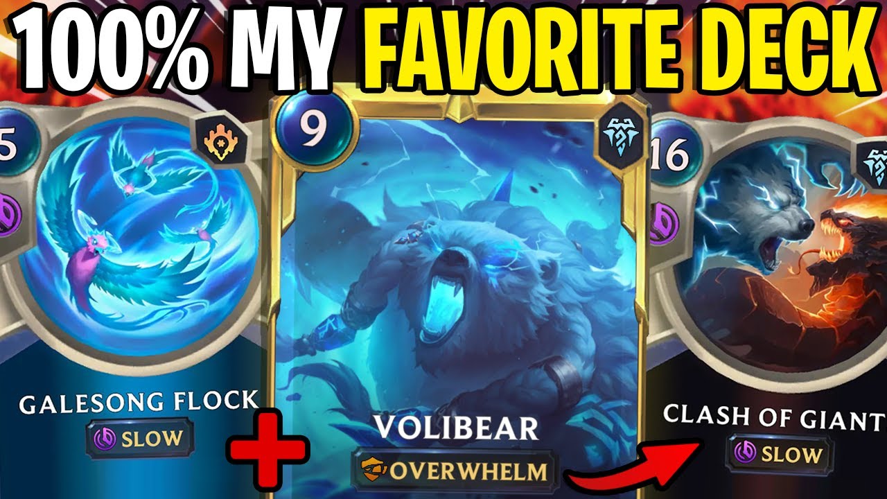 This Deck is UNSTOPPABLE?! Volibear & Janna Elemental Spells - Legends of Runeterra