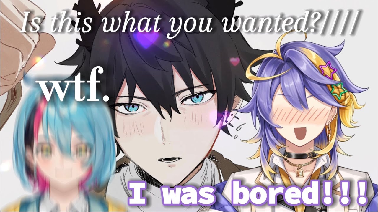 【NIJISANJIEN】When Aster asked Ren to do the kabedon and kyo was watching it | Ren Zotto