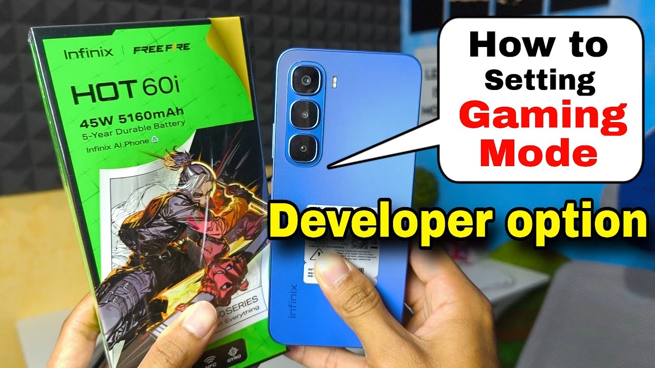 Как настроить игровой режим разработчика на Infinix hot 60i