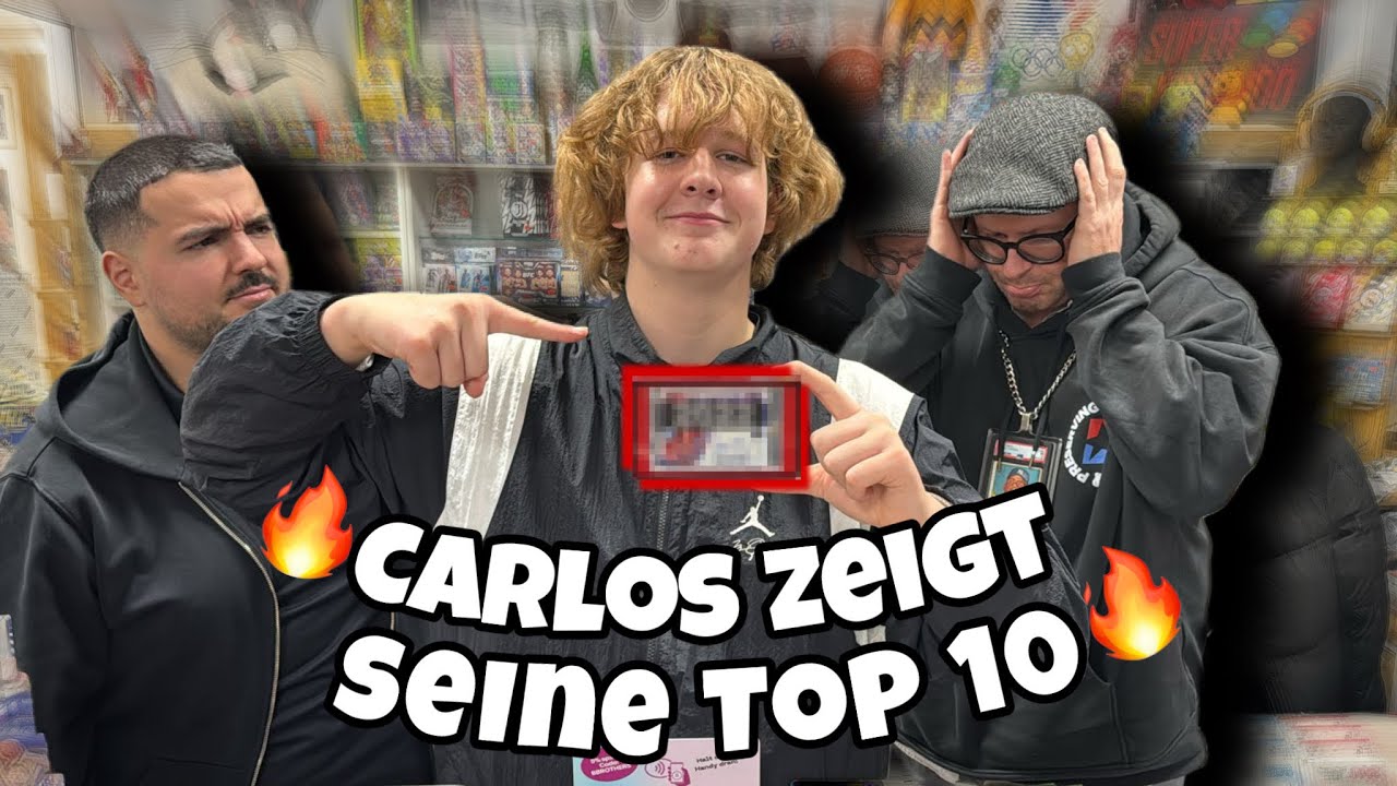 Carlos Beste 🤯 unser Praktikant ausse Rand und Band mit seinen Top 10 im B-Brothers Store 🔥