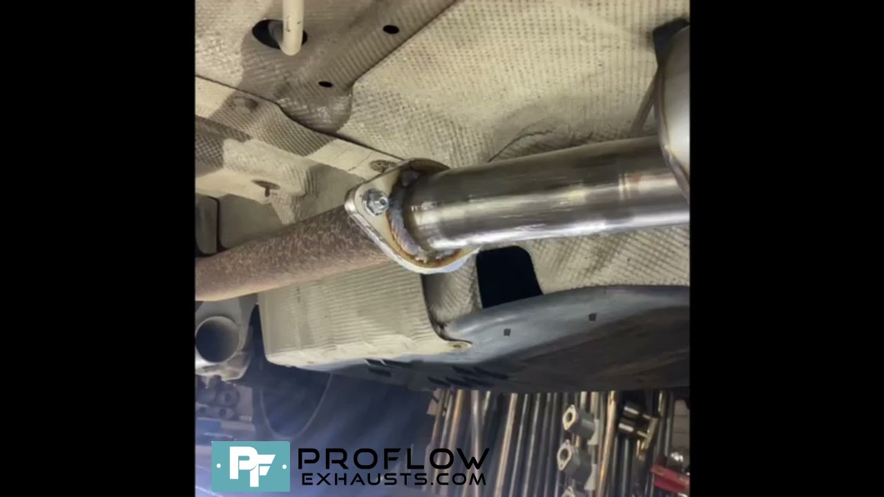 VW Transporter T5 Proflow Custom Exhuast Stainless Steel Single Exit with Twin Tailpipe