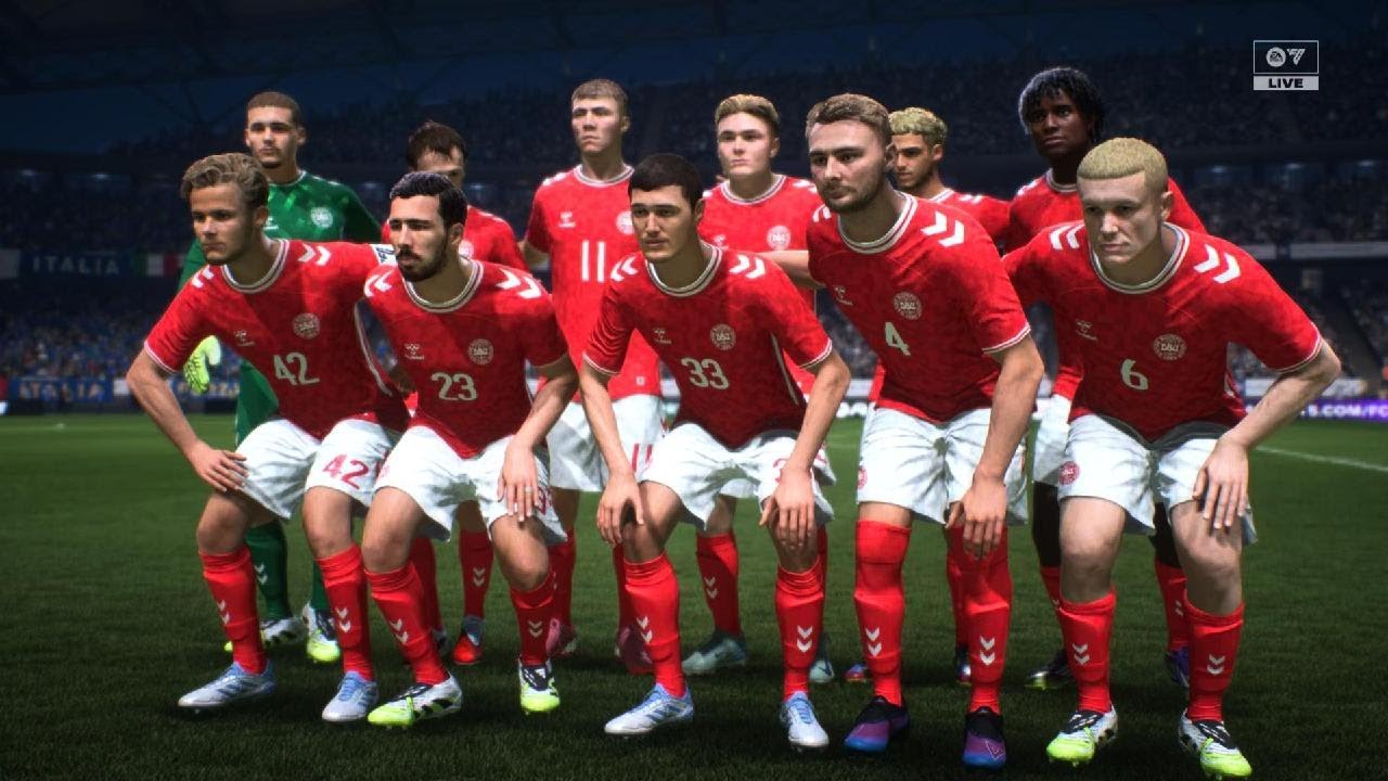Euro Championship FINAL Denmark vs Italy FC26 / PS5 Pro #fc26 #football 