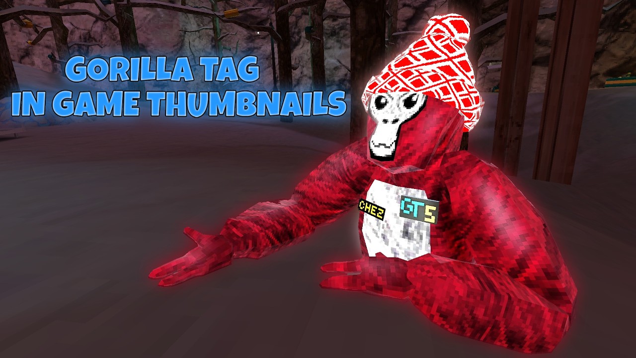 How to Make Pro Ingame Thumbnails in Gorilla Tag (No Blender)