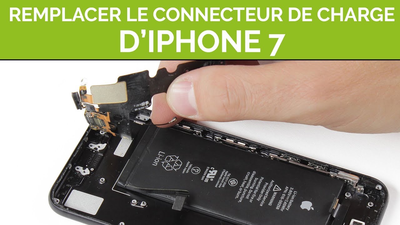 Changer le connecteur lightning de son iPhone 7. By SOSav