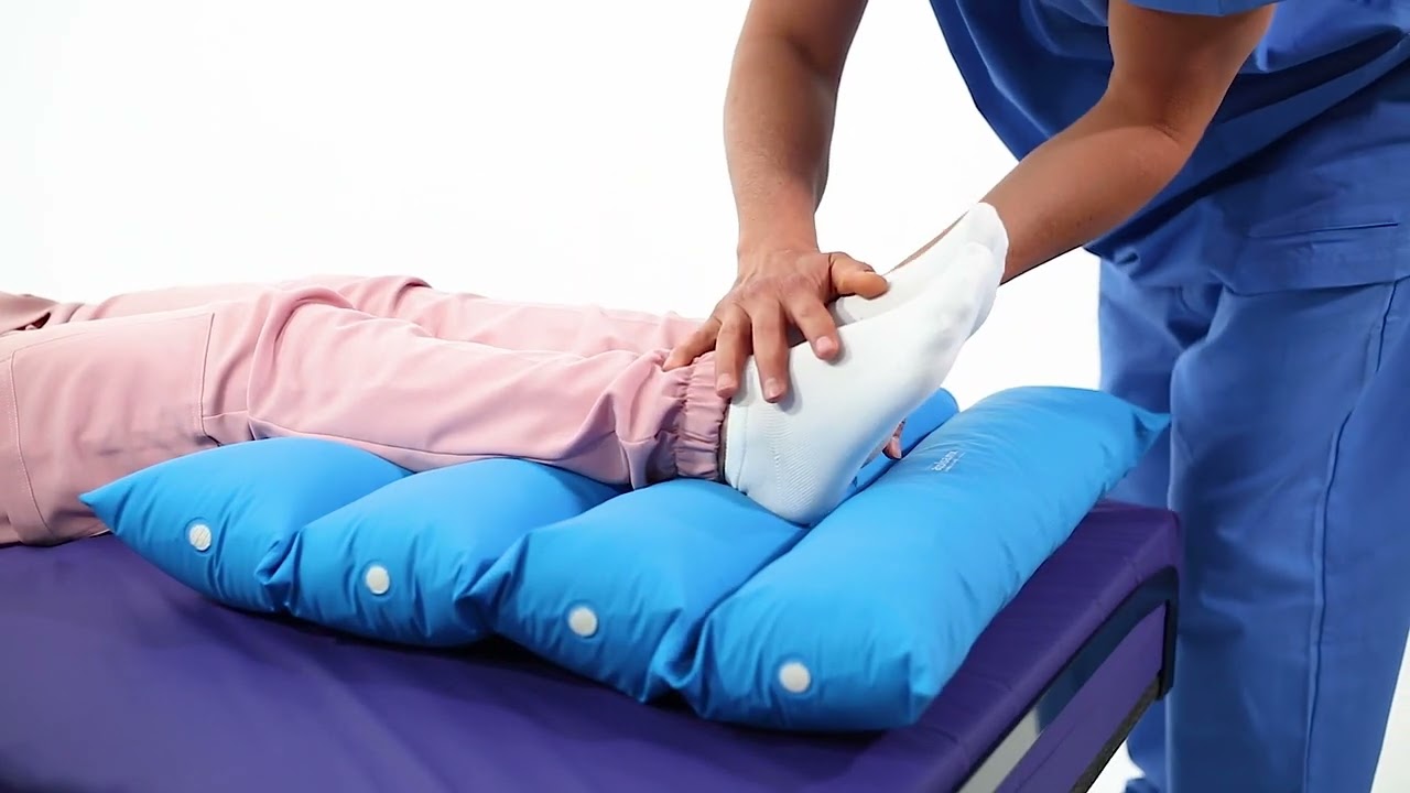 Almohadas y cojines de posicionamiento que ayudan al tratamiento y prevención de úlceras por presión