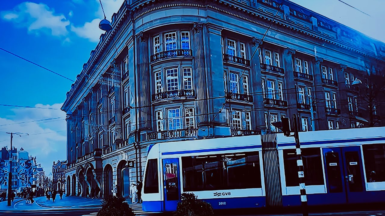 AMSTERDAM  TRAM 🚈 TOUR NETHERLANDS 🇳🇱 EP3