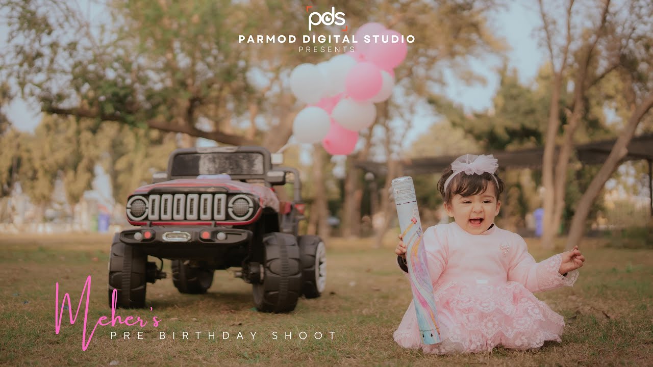 FIRST BIRTHDAY | PRE BIRTHDAY SHOOT | MEHER | BABY GIRL SHOOT | CAKE SMASH ‪@Parmoddigitalstudio‬
