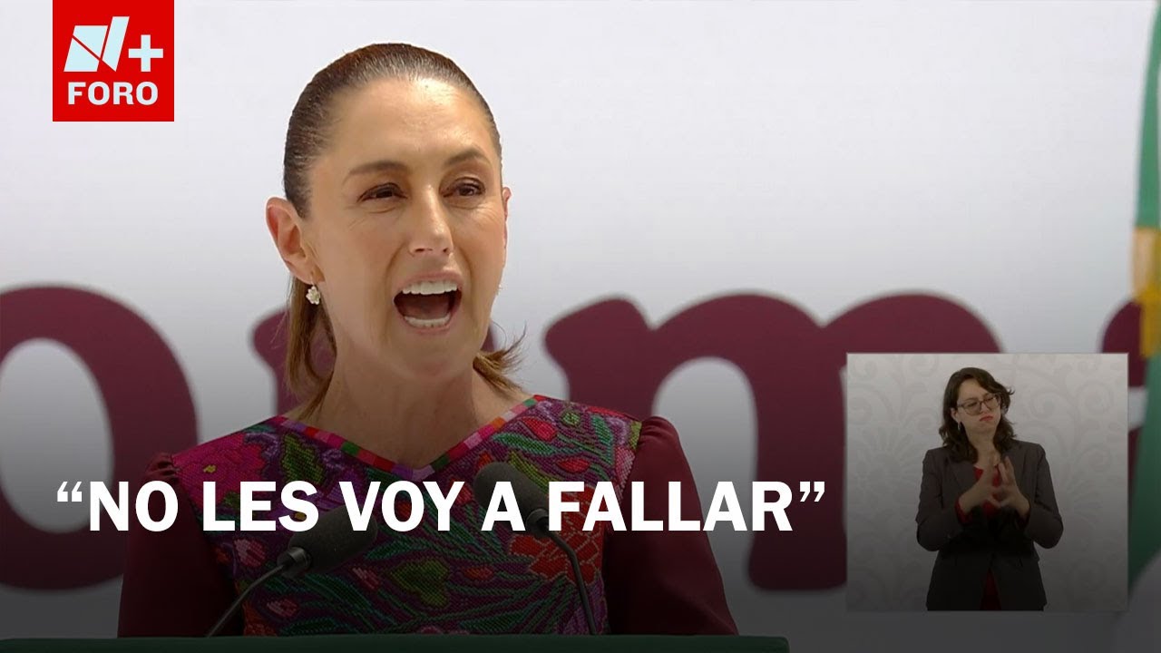 As&iacute; concluy&oacute; Claudia Sheinbaum su primer informe anual de gobierno - Las Noticias