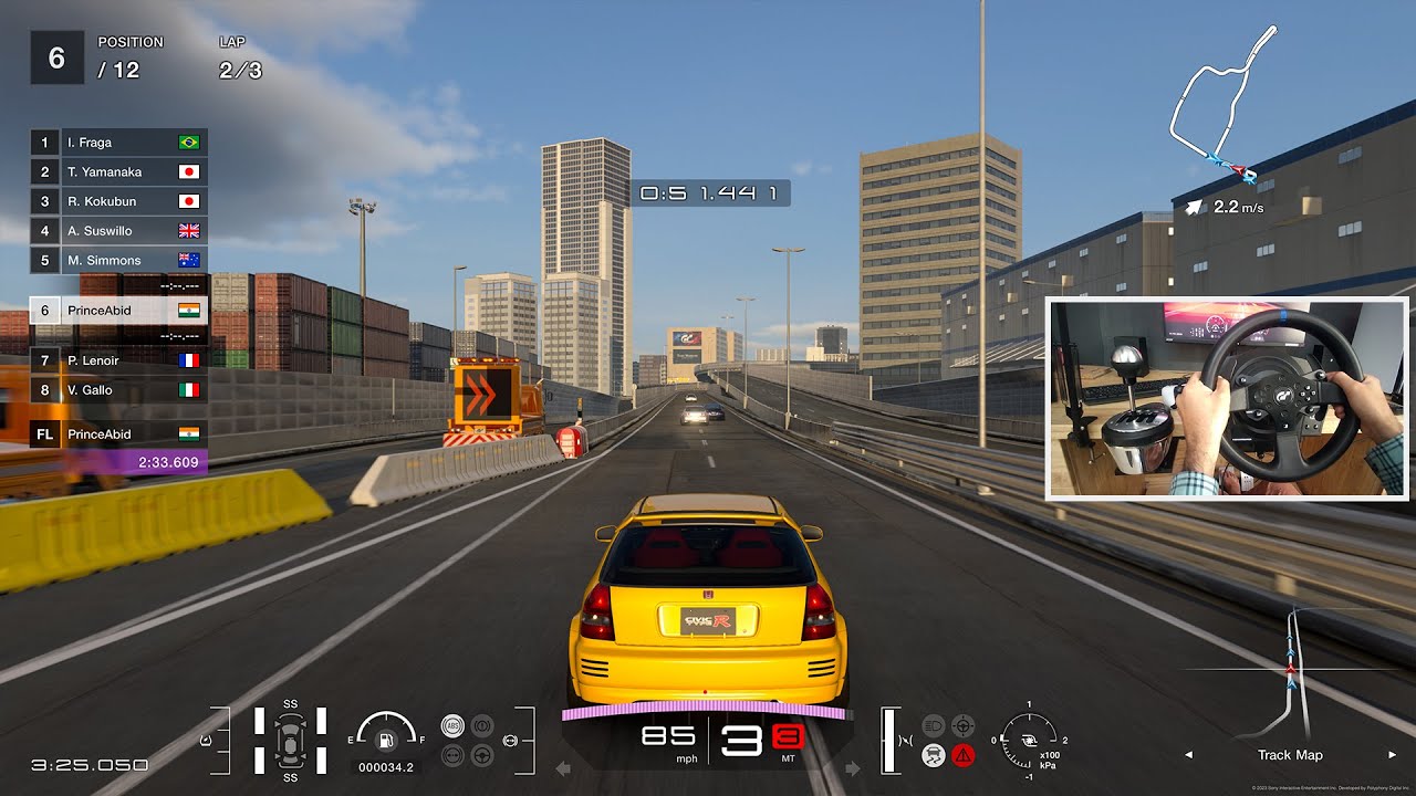 CIVIC TYPR R EK '98 - TOKYO EXPRESSWAY | THRUSTMASTER T300RS GT EDITION | GRAN TURISMO 7