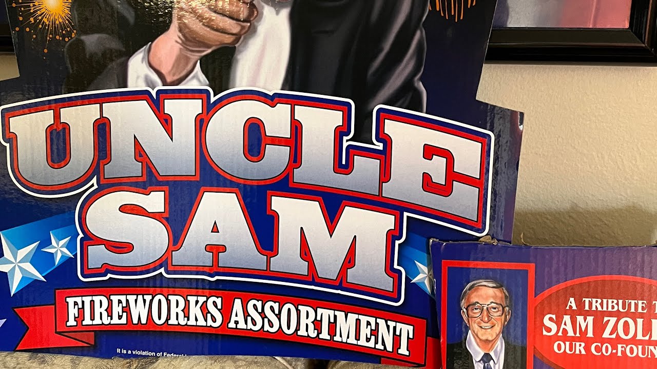 THE UNCLE SAM FIREWORKS ASSORTMENT UNBOXING AND LIGHTING BY PHANTOM